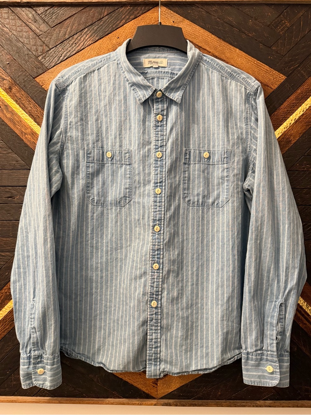 Madewell Long Sleeve Stripe Workshirt